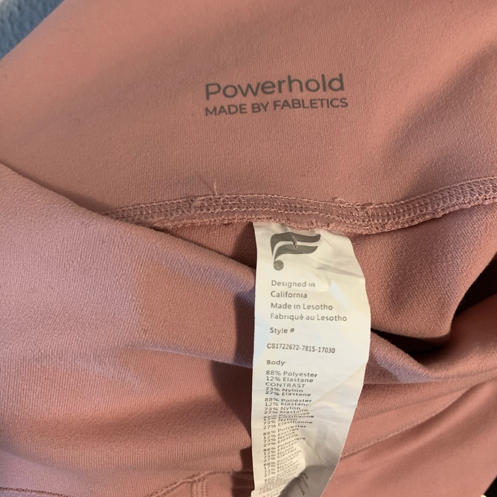 Pink Fabletics Leggings
